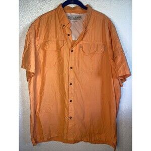 Field and Stream shirt Men fishing Outdoor XL hiking gorp SS cargo button